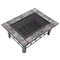 Pure Garden 37-inch Outdoor Fire Pit Table, Black 50-153 - alternate 3